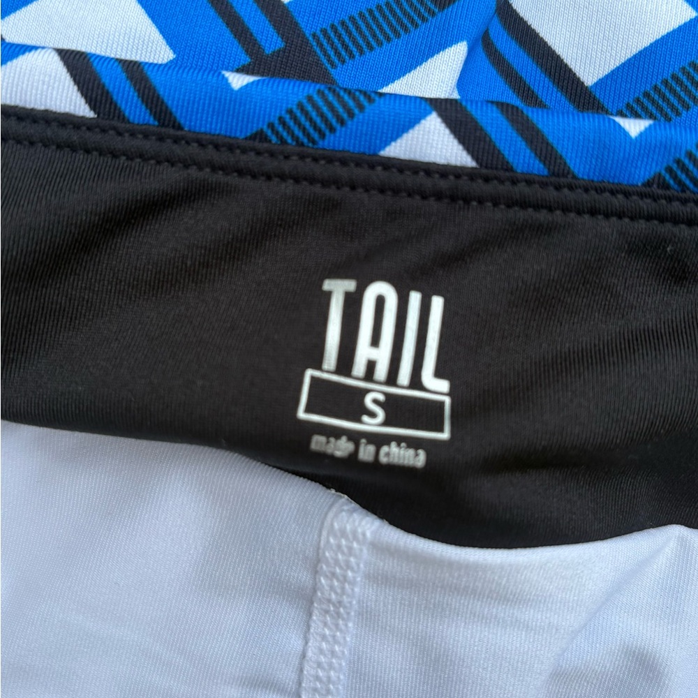 NWOT TAIL Blue/White & Black Stripes Mini Skort for Casual Wear, Size: S - Picture 8 of 10
